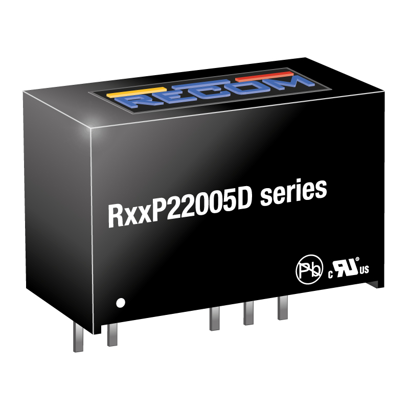 RxxP22005 Series - DC/DC, 2.0 W, Dual Output, THT